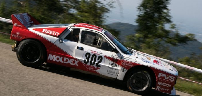 La Lancia Rally 037 sulle strade Friulane