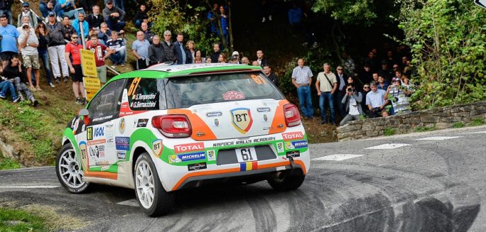 La Citroen DS3 R3T del neo campione Junior in azione.