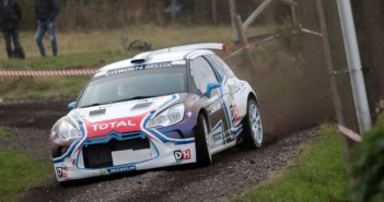 La Citroen DS3 R5 di Breen in azione al Condroz