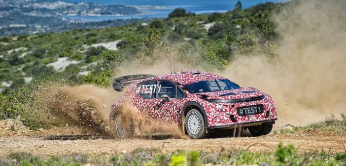 La Citroen C3 in test una delle nuove WRC+