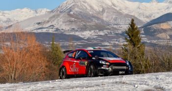 La Fiesta R5 in livrea freccia rossa di Crugnola