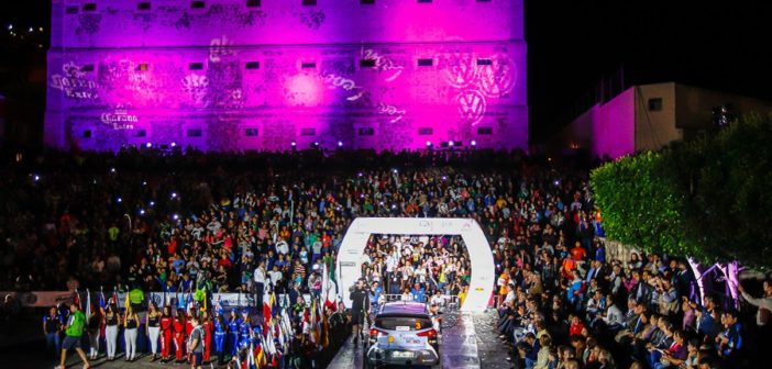 Un immagine della festa della partenza 2016 nel cuore di Guanajuato