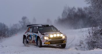 La Fabia R5 di Rovampera nel Rally Aluksne appena vinto.