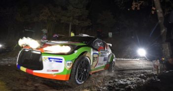 La Citroen DS3 di Tempestini in azione al Montecarlo.