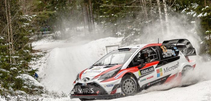 La Toyota di Latvala che affila le unghie nello shakedown