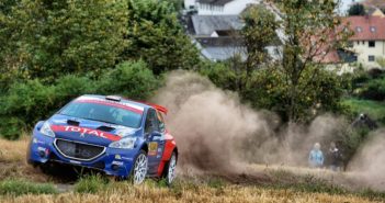 La Peugeot 208 T16 di Suarez sulle speciali del Deutschland 2016.