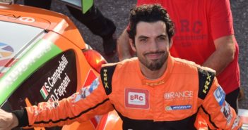 Simone Campedelli nella sua livea Orange