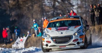 La Peugeot R2 di Astier sulla neve di Montecarlo