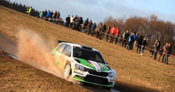 La Fabia R5 di Kreim sulle difficili strade di St. Wendel.