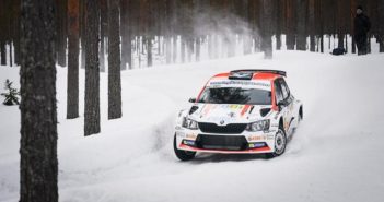 La Skoda Fabia di Asunmaa sulle speciali di Kuopio.