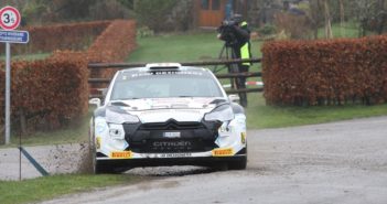 La Citroen DS3 di Cherain in azione a Spa