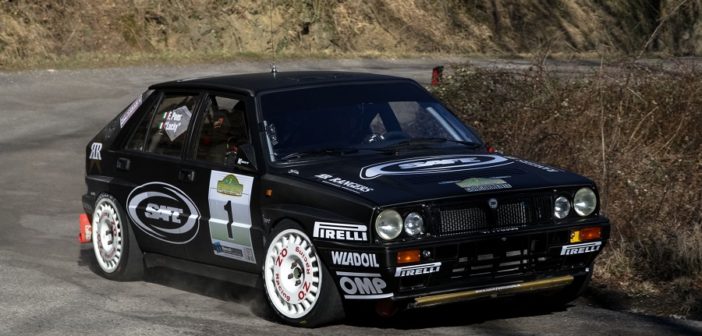 La Lancia Delta Integrale 16v di Lucky sulle speciali Aretine.