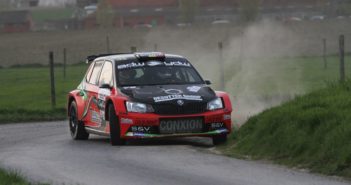 La Fabia R5 di Verschueren in azione al TAC