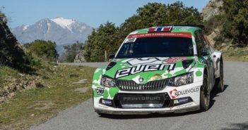 Il ventunenne O.C. Veiby sulle strade di Corsica.