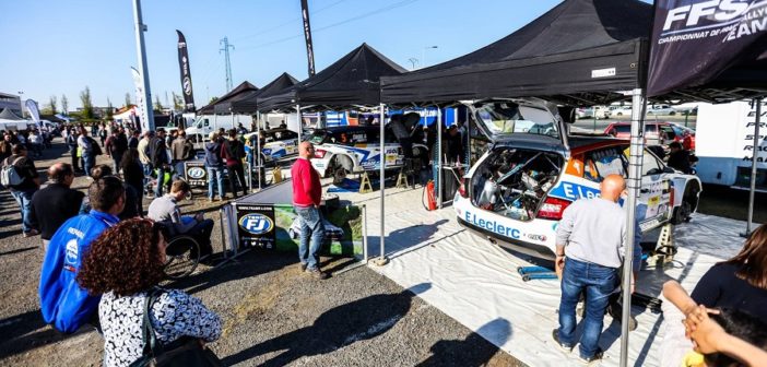 Il Service park della gara Francese.