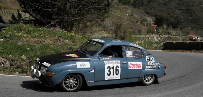 Gandino e Scarcella, sulla Saab 96 V4 vincitori della gara non FIA