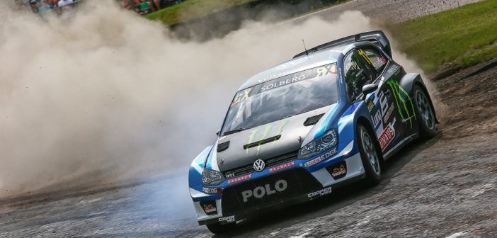 Solberg e la Polo a Lydden Hill si fumano tutti