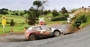 La Fabia di Gill sulle speciali del Rally of Whangarei