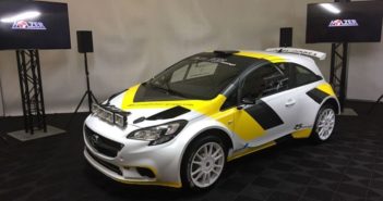 La Opel Corsa R5 Concept presentata da Holzer in Portogallo.