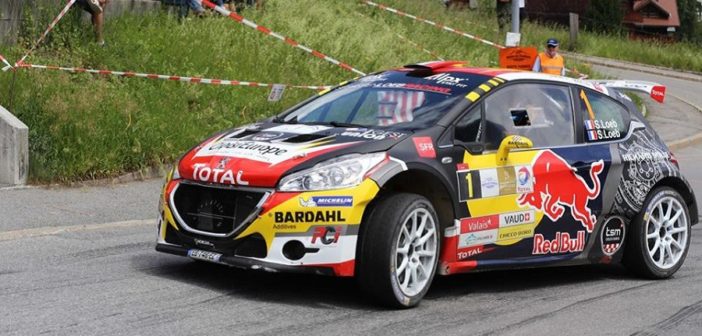 La Peugeot 208 T16 di Loeb sulle speciali dello Chablais.