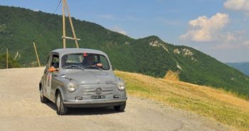 La Fiat 600 di Fortin in un immagine di archivio