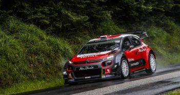 La Citroen C3 WRC con Loeb nei test su asfalto Alsaziani.