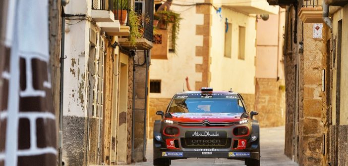 La Citrooen C3 WRC di Meeke regina dell'asfalto