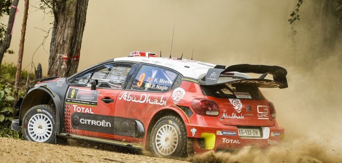 La Citroen C3 di Kris Meeke sulle speciali Australiane.