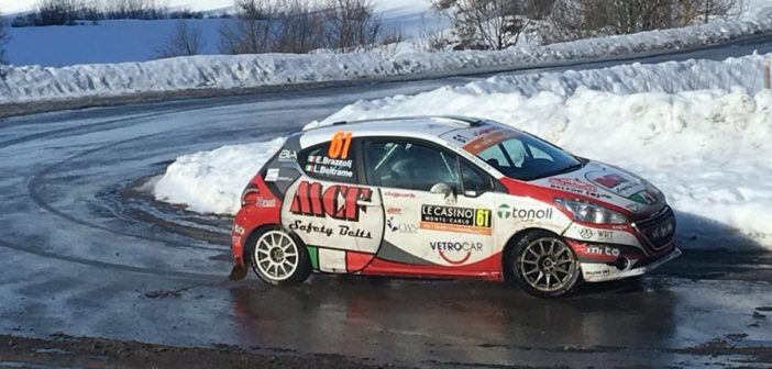 Il Brazz in azione al volante della sua Peugeot 208 R2