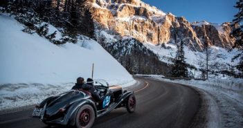 La Balilla di Riboldi sui passi Dolomitici.