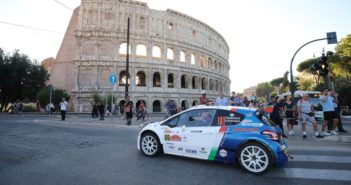 Paolo Andreucci e la Peugeot 208T16 R5 nell'arena del CIR