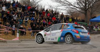 Paolo Andreucci sulle strade della Garfagnana nel 2017