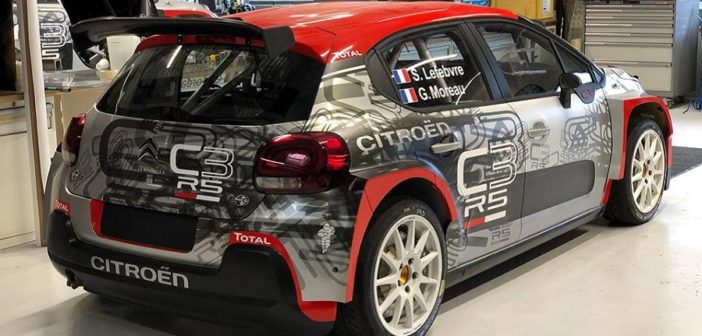 La nuova Citroen C3 R5 è oramai pronta ad imbarcarsi per la Corsica