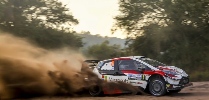 La Toyota Yaris di Tanak continua a volare