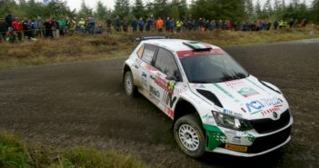 La Fabia di Andolfi in azione sulle strade Gallesi.