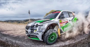 Scandola protagonista nel 2016 del WRC2 in Sardegna.