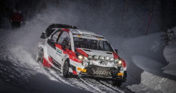 La Yaris WRC+ di Katsuta in azione all'Itaralli