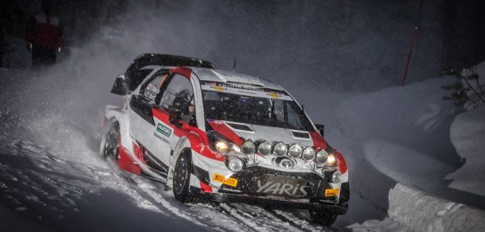 La Yaris WRC+ di Katsuta in azione all'Itaralli