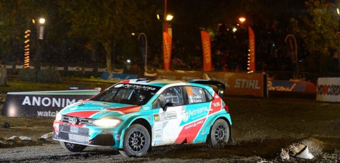 La Vw Polo di Padilla leader della gara Nazionale alla fine della prima tappa.