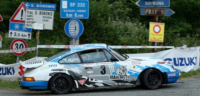 La Porsche di Da Zanche sulle strade Biellesi