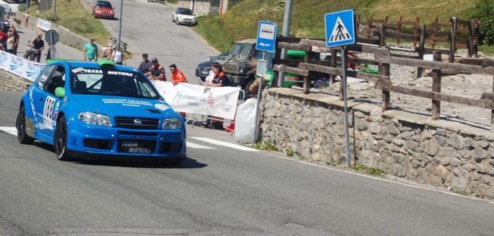 La Fiat Punto S1600 di Tessa in azione