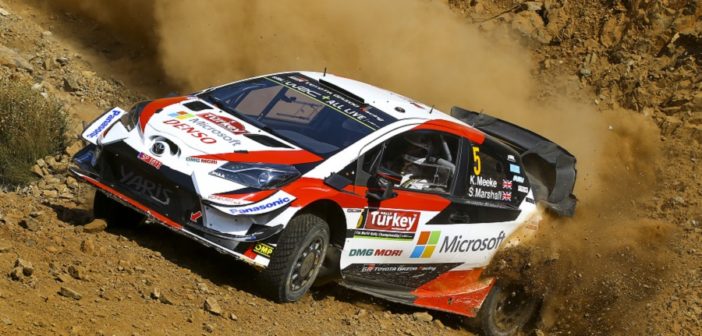 Meeke in controsterzo sullo shakedown di Marmaris.