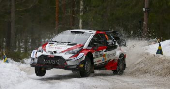 Latvala in azione sulle strade amiche dello Svezia.