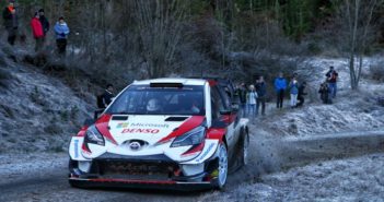 La Yaris di Ogier nei test pre montecarlo (Photo Sophie Grallion)