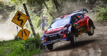 Mads Ostberg nella sua ultima usciata al volante di un plus nel WRC (Australia 2018)