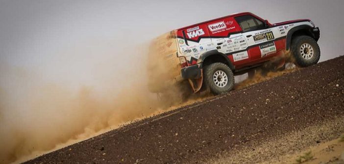 Il Patrol del nostro Stefano Rossi nel deserto della Mauritania.