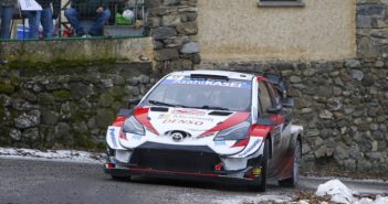 La Yaris di Ogier in azione