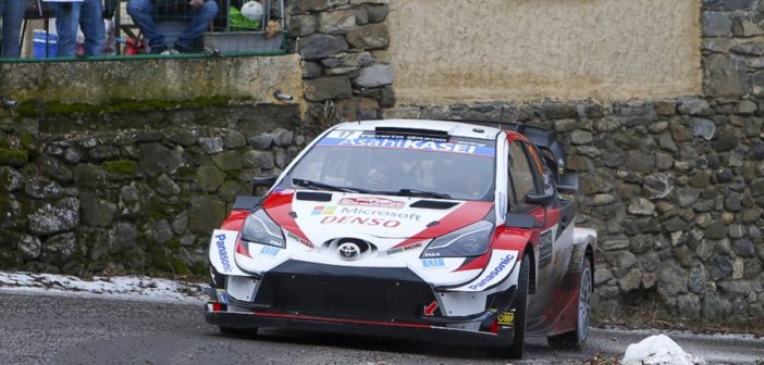 La Yaris di Ogier in azione