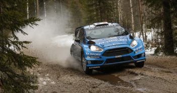 La Fiesta WRC di Camilli nella problematica edizione del 2016.