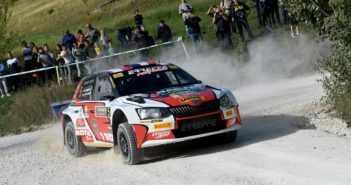 Stephane Consani nella sua cavalcata CIRT sulle strade del nido.